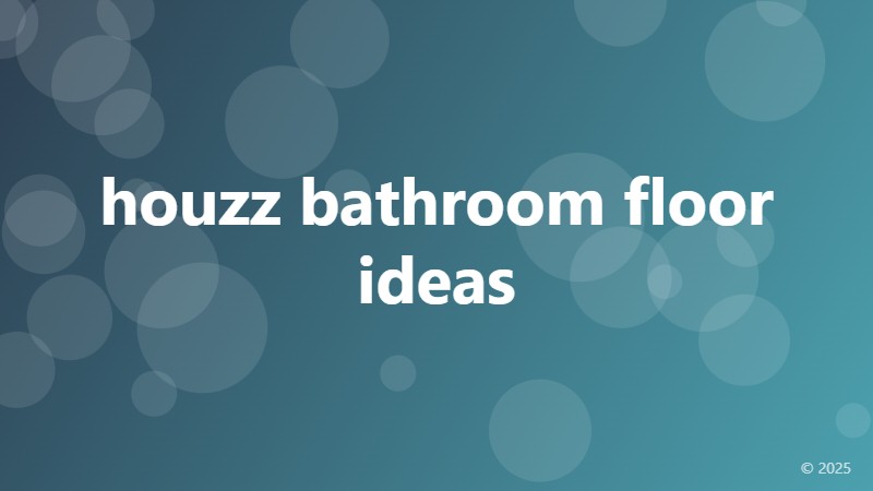 houzz bathroom floor ideas