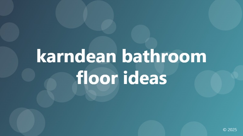 karndean bathroom floor ideas